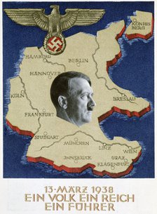 'One People, One Empire, One Leader', 13 March 1938. Artist: Unknown
