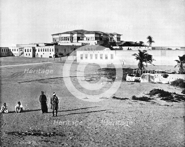Palace and Harem, Alexandria, Egypt, 1893.Artist: John L Stoddard
