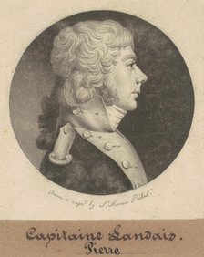 Louis Landais, 1801. Creator: Charles Balthazar Julien Févret de Saint-Mémin.