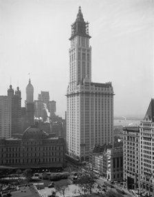 Woolworth Building, New York City, c.between 1910 and 1920. Creator: Unknown.