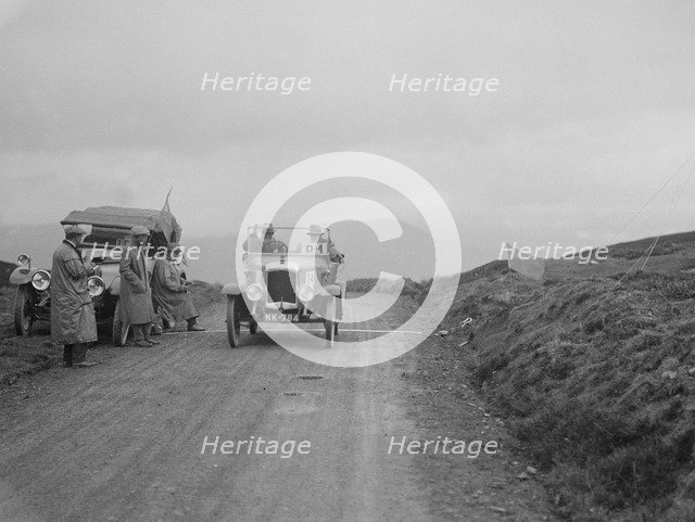 Phoenix of J van Hooydonk competing in the Scottish Light Car Trial, 1922. Artist: Bill Brunell.