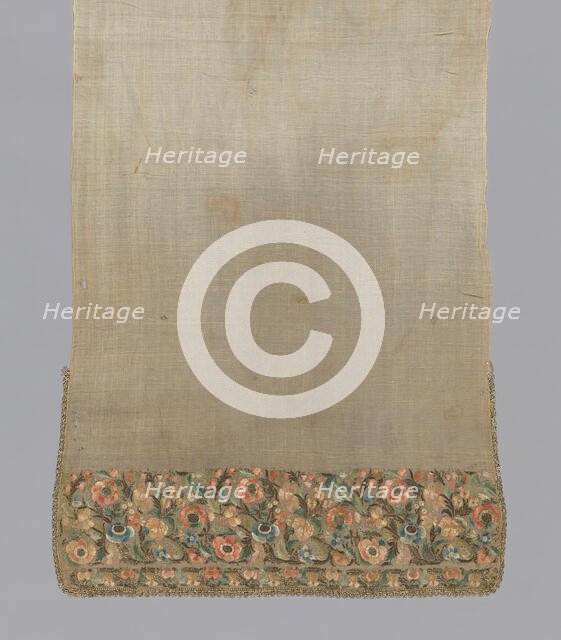 Towel or Napkin, Turkey, 19th century. Creator: Unknown.