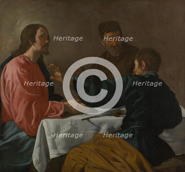 The Supper at Emmaus, 1622-23. Creator: Diego Velasquez.