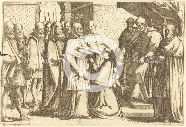 Papal Audience, 1612. Creator: Jacques Callot.