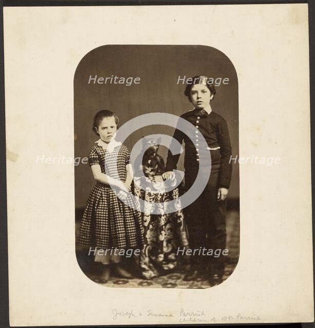 Joseph and Susanna Parrish, 1860s. Creator: Frederick Gutekunst.