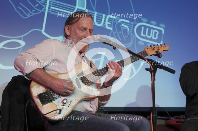Steve Morrison, Crawley Blues Festival, Hawth, Crawley, Oct 2015. Artist: Brian O'Connor.