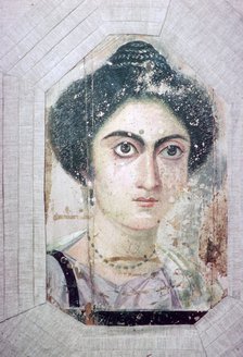 Roman period Egyptian portrait of a woman. Artist: Unknown