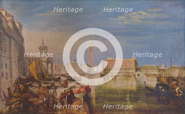 'Venice-Canaletti Painting', c1833, (1925). Creator: JMW Turner.