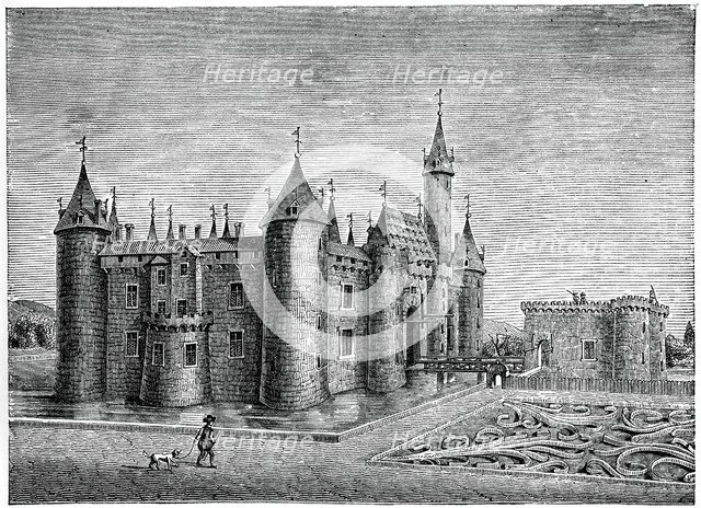 Castle of Marcoussis, near Rambouillet, c17th century, (1870). Artist: Unknown