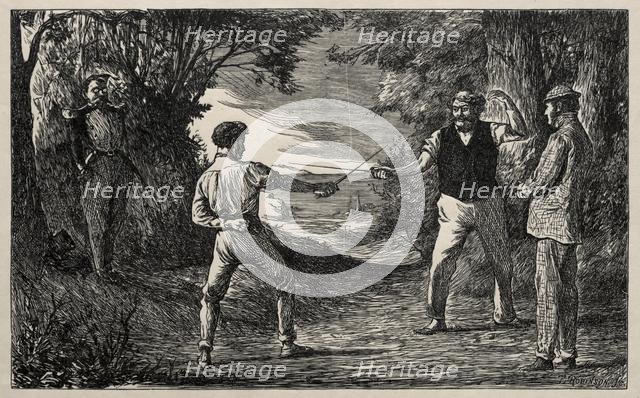 The Ingenuous Wobbler, 1865. Creator: George Louis Palmella Busson Du Maurier (British, 1834-1896).