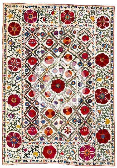 Ceremonial Hanging (Suzani), about 1875. Creator: Unknown.