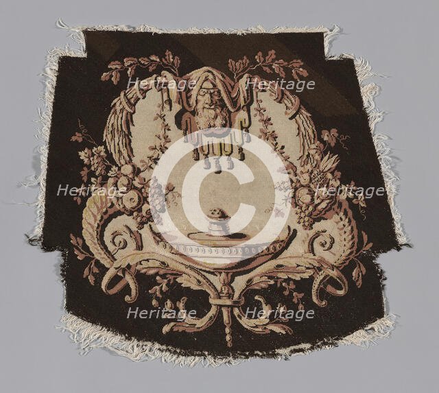 Chair Cover, England, Empire period, c. 1810. Creator: Unknown.