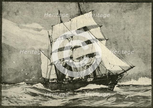 'The "Discovery" Under Full Sail', 1901. Creator: Unknown.