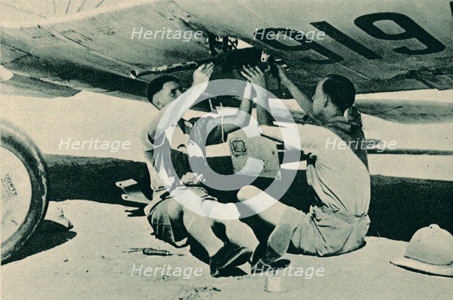 Armament Section at Work, 1940. Artist: Unknown