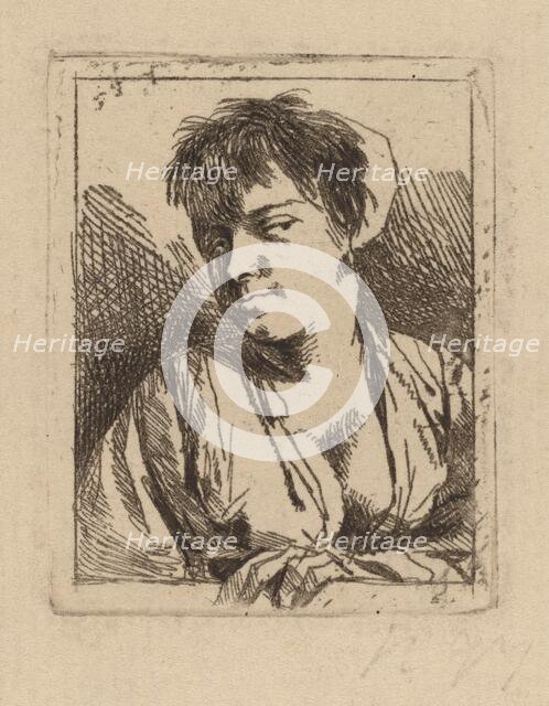 Bust of a Young Woman. Creator: Cornelis Bega.