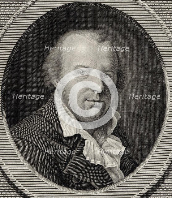 Portrait of the composer Johann Friedrich Reichardt (1752-1814) , 1796. Creator: Henry, Susanne (1763-1819).