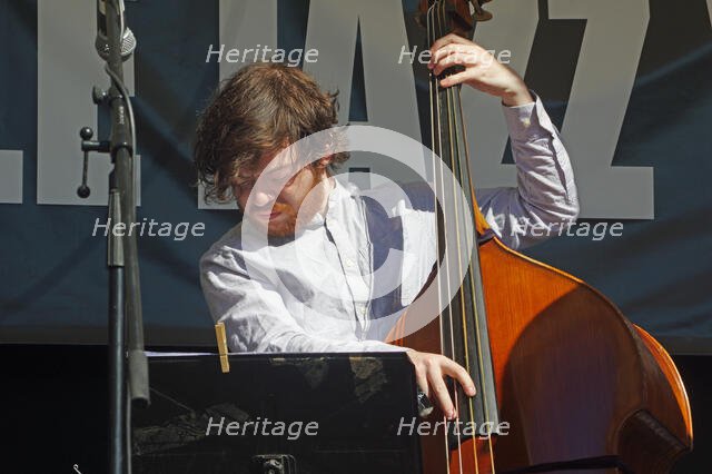 Conor Murray, Jean Toussaint Quartet, Battle Jazz Weekend, Battle, East Sussex, 24 July 2022. Creator: Brian O'Connor.