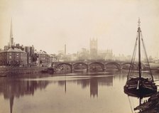 Worcester. From the Severn, 1870s. Creator: Francis Bedford.