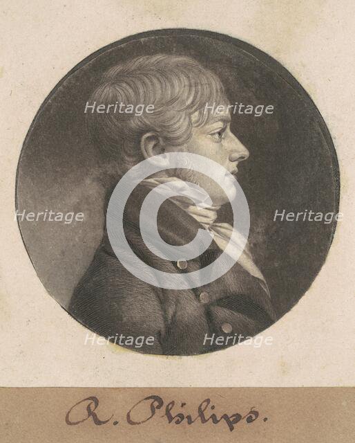 R. Philips, 1805. Creator: Charles Balthazar Julien Févret de Saint-Mémin.