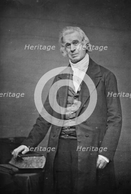 Rev. Nathan Bangs, between 1855 and 1865. Creator: Unknown.