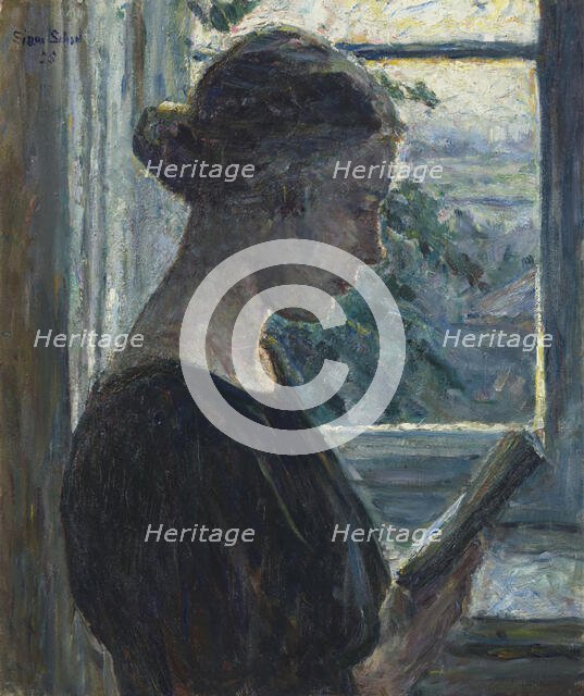 Woman in Profile, 1925. Creator: Signe Scheel.