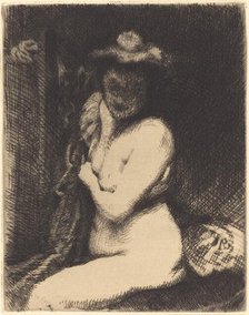 Woman at Her Toilette (La toilette), 1905. Creator: Paul Albert Besnard.