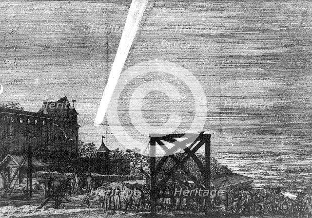Comet of December 1680 (Kirch), 1681. Artist: Unknown