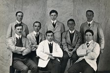 Charing Cross Hospital: a portrait of house surgeons, 1906. Creator: Unknown.