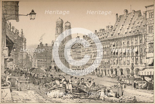 'Munich', c1820 (1915). Artist: Samuel Prout.