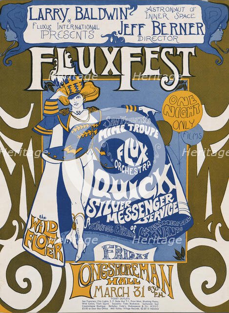 Larry Baldwin of Fluxus International presents FluxFest, c1967. Creator: Ida Griffin.