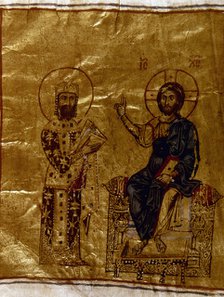 Alexius I Comnenus before Christ, 12th century.