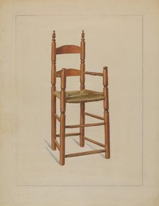 High Chair, c. 1936. Creator: Elizabeth Curtis.