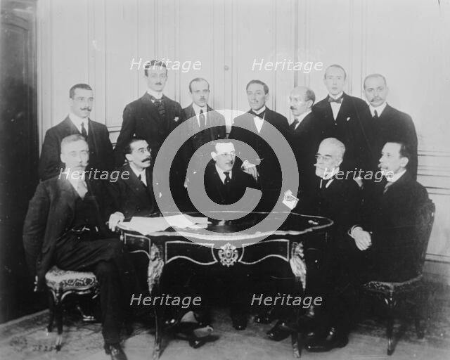 Portuguese Peace Com'n, 11 Jan 1919. Creator: Bain News Service.