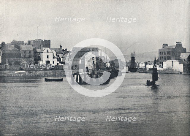 'Castletown - From the Pier, Showing the Castle of Rushen', 1895. Artist: Unknown.
