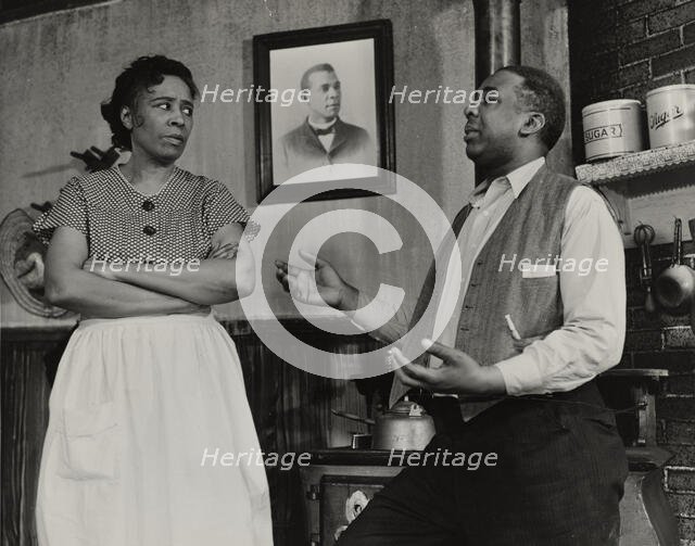 Woman and man, 1935 - 1939. Creator: Unknown.