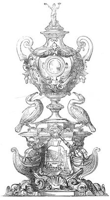 The Grand Challenge Cup, Royal Mersey Yacht Club, 1845. Creator: Unknown.