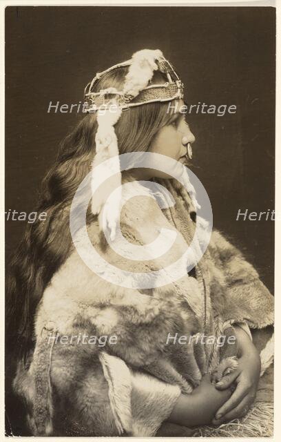 Naida, the Proud Princess, 1914. Creator: Edward Sheriff Curtis.