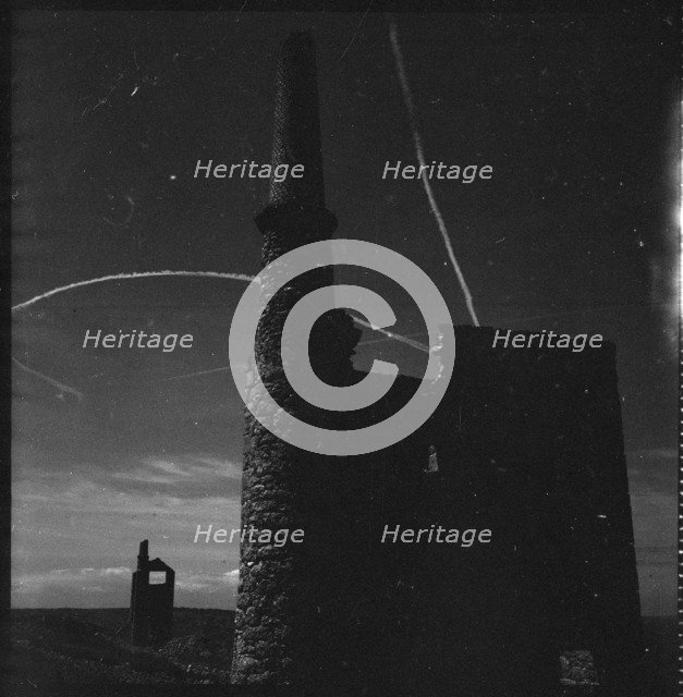 West Wheal Owles Mine, Engine House, Botallack, St. Just, Cornwall, 1967-1970. Creator: Eileen Deste.