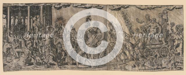 Bacchanalian Scene, late 1500s-early 1600s. Creator: Francesco Bertelli (Italian).