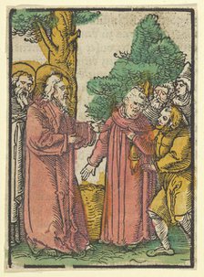 Christ Healing the Deaf-Mute, from Das Plenarium, 1517. Creator: Hans Schäufelein the Elder.