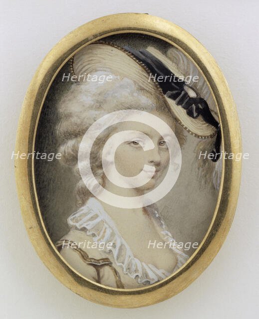 Portrait of a lady, 1846-1891. Creator: Elise Arnberg.