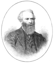 The Right Hon. M. E. Grant Duff, the new Governor of Madras, 1881. Creator: Unknown.