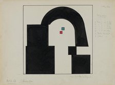 Picture XIII. Catacombae, 1928. Creator: Kandinsky, Wassily Vasilyevich (1866-1944).