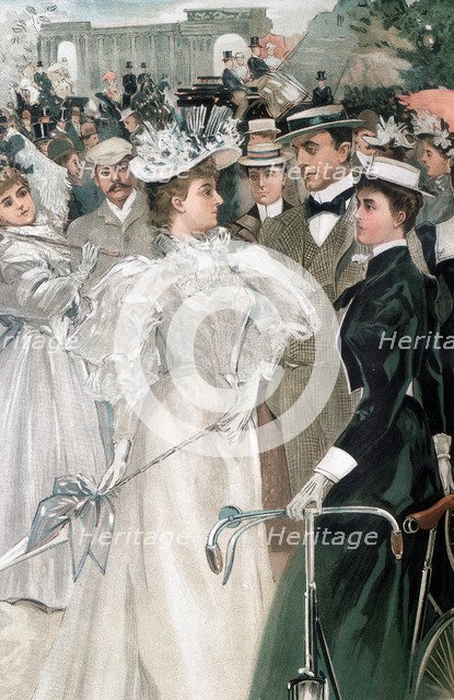 Theresa, Marchioness of Londonderry, 1896. Artist: Hal Hurst