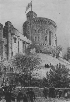 'The Round Tower Windsor Castle', 1887. Artist: Axel Herman Haig.
