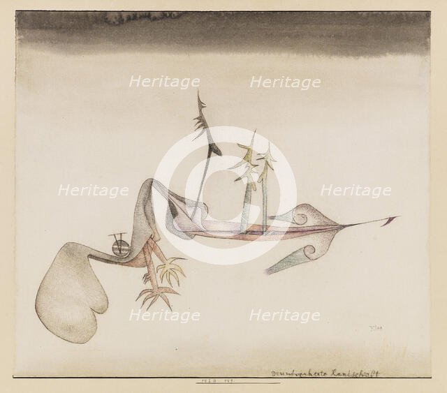 Grundverhexte Landschaft, 1924. Creator: Klee, Paul (1879-1940).