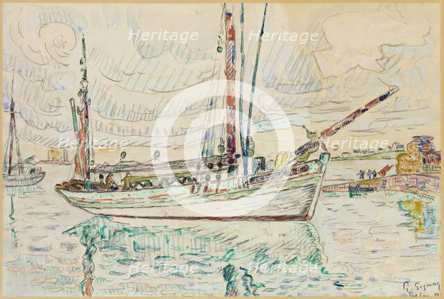 Port Louis, early 20th century. Creator: Paul Signac.