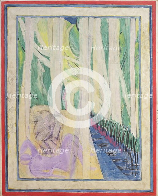 Nymph in the Forest (La Verdure), 1935-1942. Creator: Matisse, Henri (1869-1954).