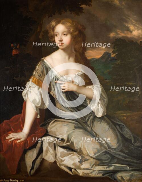 Portrait Of The Hon Mrs Lucy Loftus, 1667. Creator: Peter Lely.