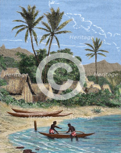 Tamatave, Island of Madagascar, 1882. Creator: Unknown.